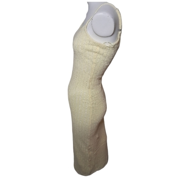 Lush Openwork Bodycon Sleeveless Sweater Dress - Picture 9 of 15